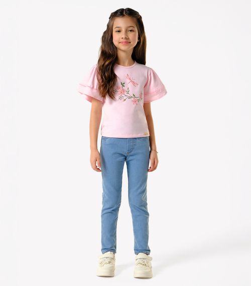 Calça Legging Feminino Jeans Trick Nick Azul