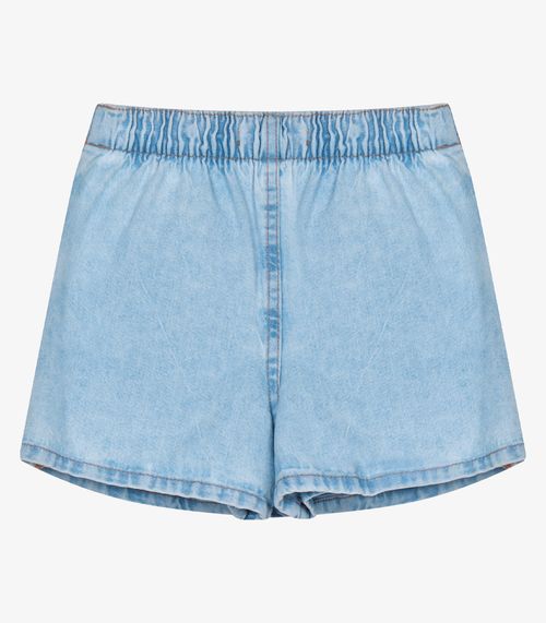 Shorts Saia Infantil Jeans Trick Nick Azul