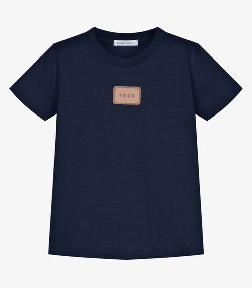 Conjunto Camiseta Cotton Com Bermuda Trick Nick Azul