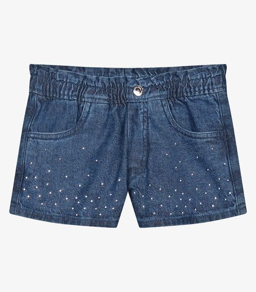 Shorts Jeans Infantil Feminino Trick Nick Azul