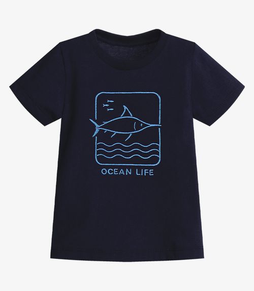Conjunto Infantil Camiseta Com Bermuda Trick Nick Azul