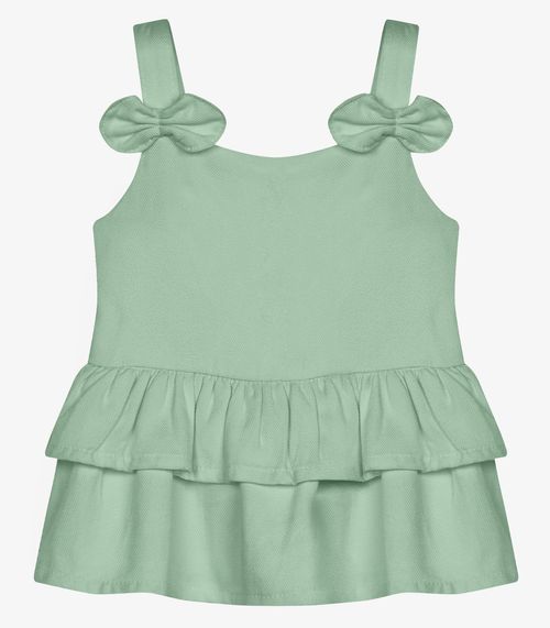 Conjunto Infantil Bata Com Shorts Trick Nick Verde