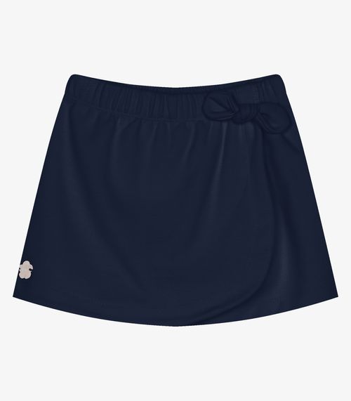 Shorts Saia Infantil Piquet Trick Nick Azul