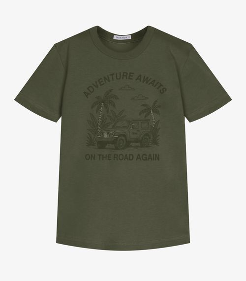 Conjunto Infantil Camiseta Com Bermuda Trick Nick Verde