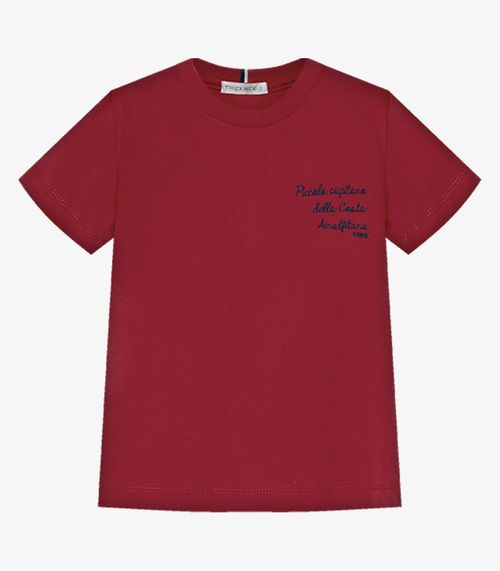 Conjunto Infantil Camiseta Com Bermuda Trick Nick Vermelho