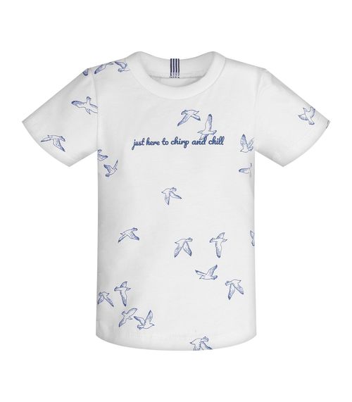 Conjunto Infantil Camiseta Com Bermuda Trick Nick Branco