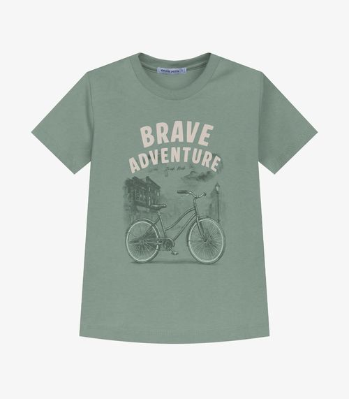 Conjunto Infantil Camiseta Com Bermuda Trick Nick Verde