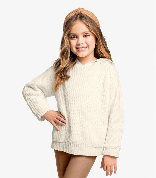 Suéter Tricot Infantil Trick Nick Bege