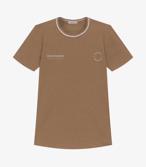 Conjunto Infantil Camiseta Com Bermuda Trick Nick Marrom