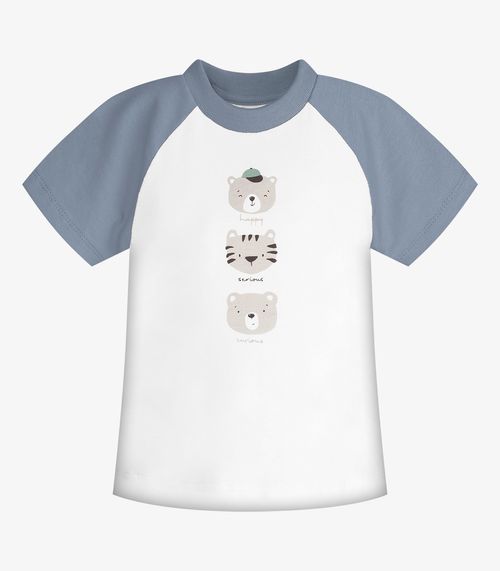Conjunto Infantil Camiseta Com Bermuda Trick Nick Azul