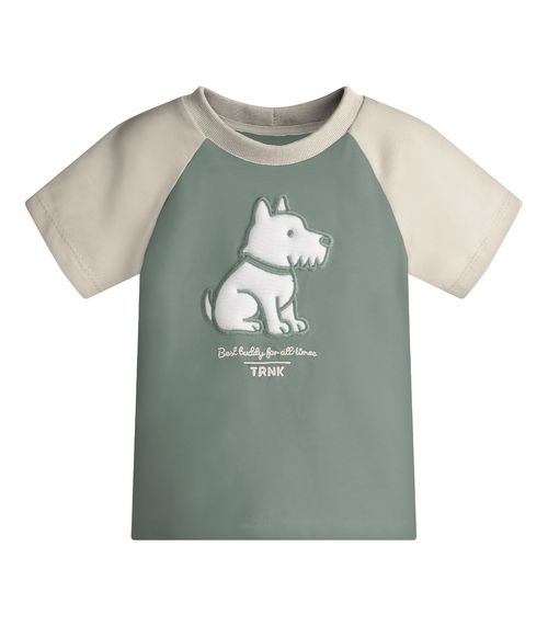 Conjunto Infantil Camiseta Com Bermuda Trick Nick Verde