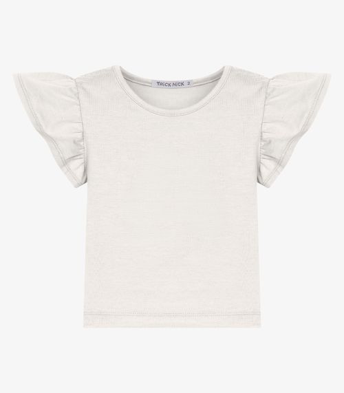 Conjunto Infantil Blusa Com Salopete Trick Nick Bege