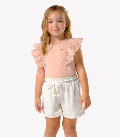 Conjunto Infantil Regata Com Shorts Trick Nick Rosa
