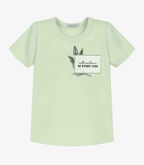 Conjunto Infantil Camiseta Com Bermuda Trick Nick Verde