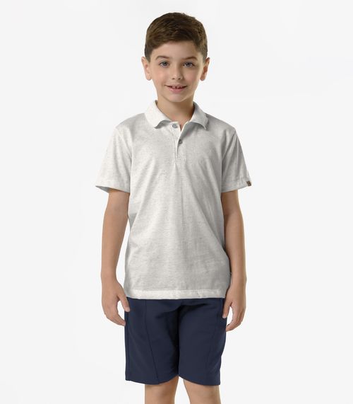 Bermuda Infantil Masculina Piquet Trick Nick Azul