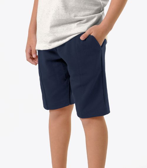 Bermuda Infantil Masculina Piquet Trick Nick Azul