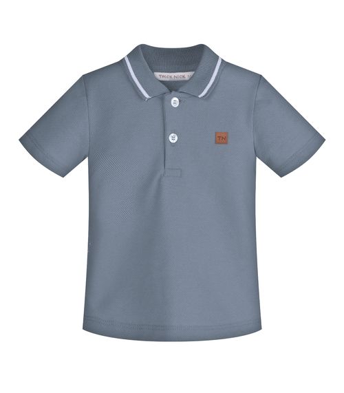 Conjunto Infantil Polo Com Bermuda Trick Nick Azul
