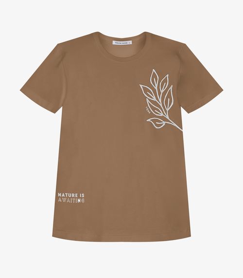 Conjunto Infantil Camiseta Com Bermuda Trick Nick Marrom