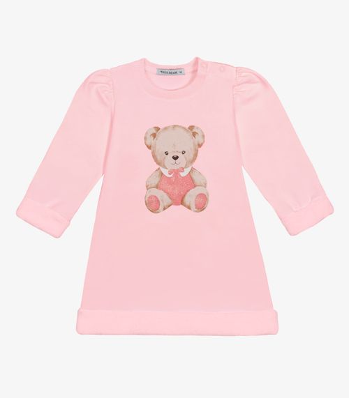 Vestido Infantil com Leves Defeitos Trick Nick Rosa