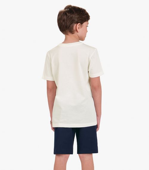 Camiseta Menino Infantil Com Estampa Trick Nick Bege