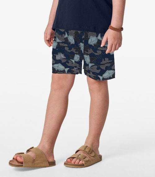 Camiseta Infantil Masculina Trick Nick Azul