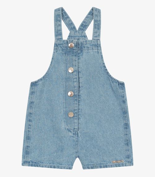 Jardineira em Original Denim Infantil Trick Nick Azul