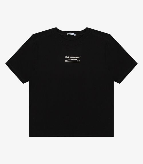 Camiseta Infantil Masculina Malhão Trick Nick Preto