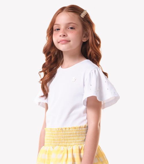 Conjunto Blusa Com Saia Trick Nick Branco