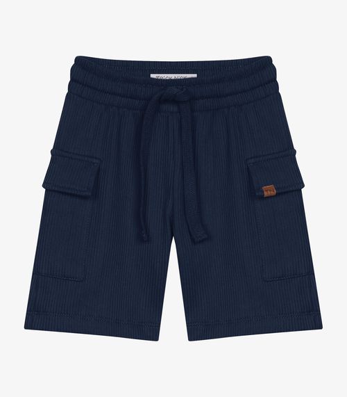 Bermuda Infantil Menino Gorgurinho Trick Nick Azul
