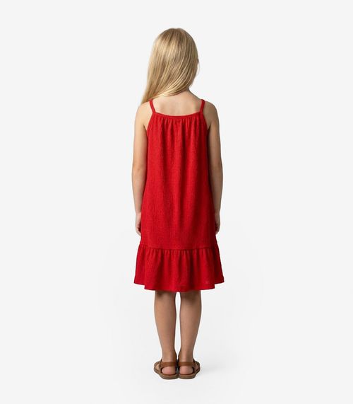Vestido De Alça Em Malha Anarruga Trick Nick Vermelho