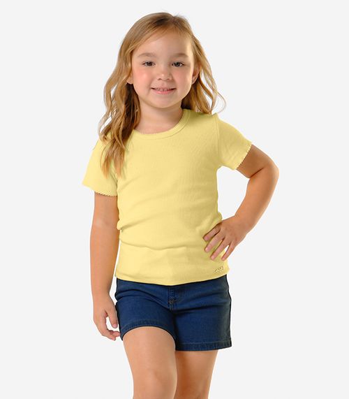 Conjunto Blusa Com Shorts Infantil Trick Nick Amarelo