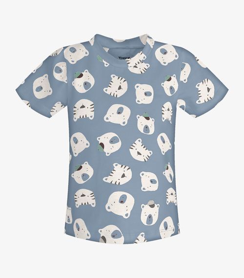Conjunto Infantil Camiseta Com Bermuda Trick Nick Azul