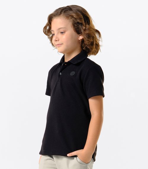 Conjunto Infantil Polo Com Bermuda Trick Nick Preto