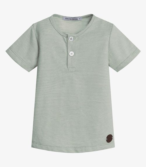 Conjunto Infantil Camiseta Com Bermuda Trick Nick Verde