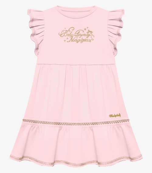 Vestido Infantil Menina Cotton Trick Nick Rosa