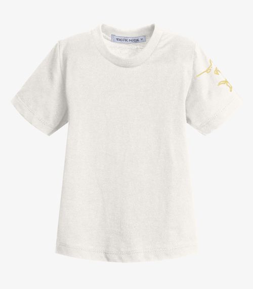 Conjunto Infantil Camiseta E Jardineira Trick Nick Amarelo