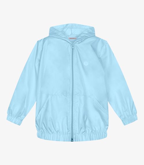 Jaqueta Infantil Proteção UV Com Capuz Trick Nick Azul