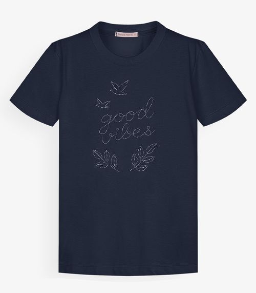 Conjunto Infantil Camiseta Com Bermuda Trick Nick Azul