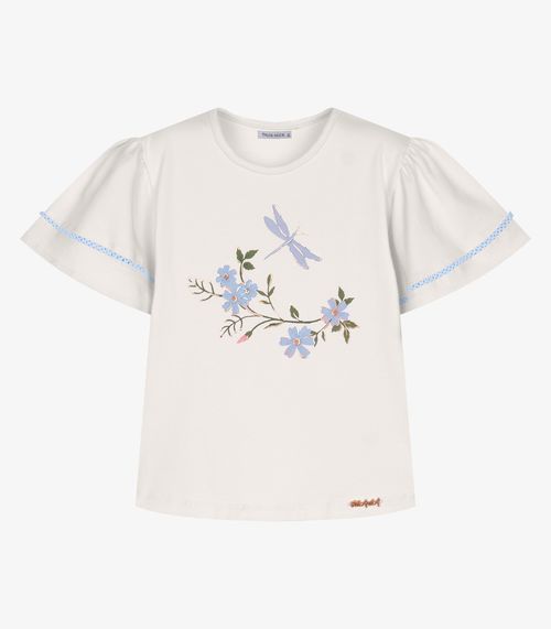 Blusa Infantil Cotton Com EstampaTrick Nick Bege
