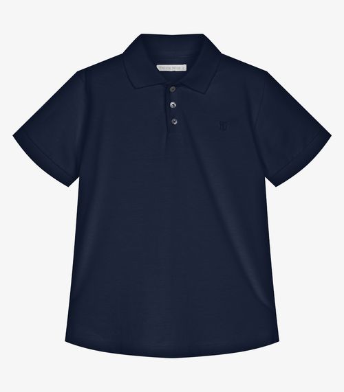 Conjunto Infantil Polo Com Bermuda Trick Nick Azul