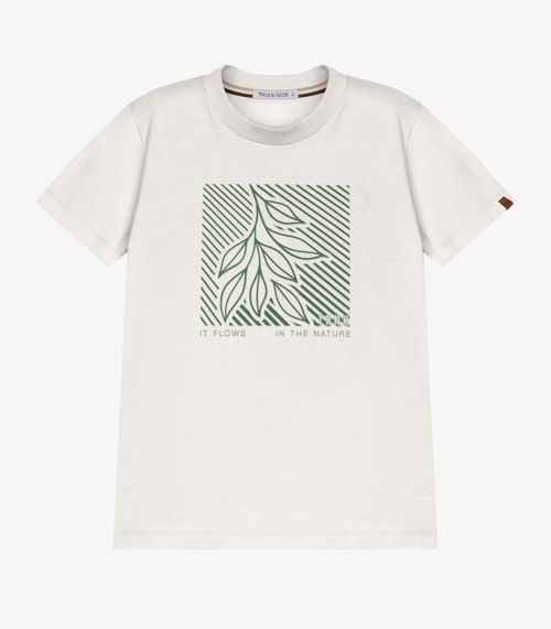 Conjunto Infantil Camiseta Com Bermuda Trick Nick Bege