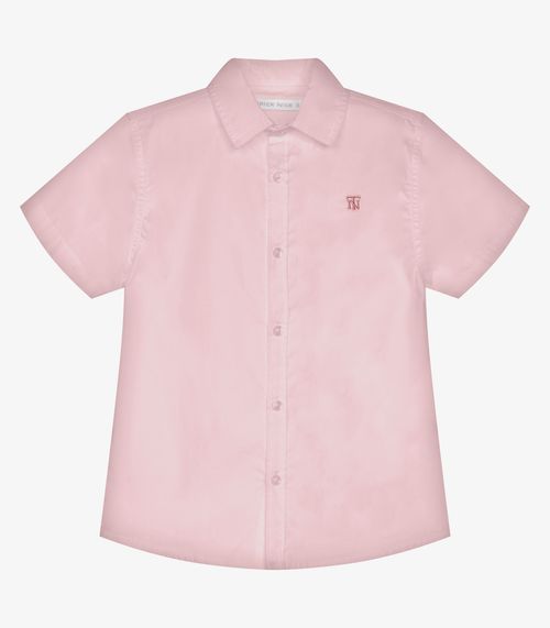Conjunto Infantil Camisa Com Bermuda Trick Nick Rosa