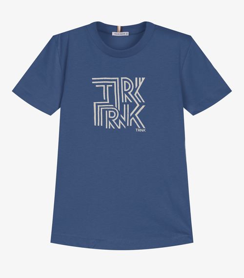 Conjunto Infantil Camiseta Com Bermuda Trick Nick Azul