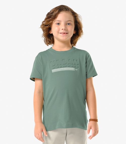 Conjunto Infantil Camiseta Com Bermuda Trick Nick Verde