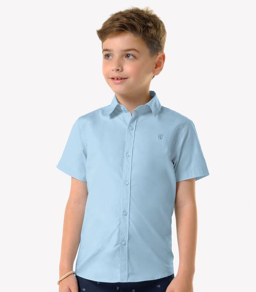 Conjunto Infantil Camisa Com Bermuda Trick Nick Azul
