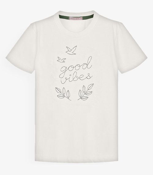 Conjunto Infantil Camiseta Com Bermuda Trick Nick Bege