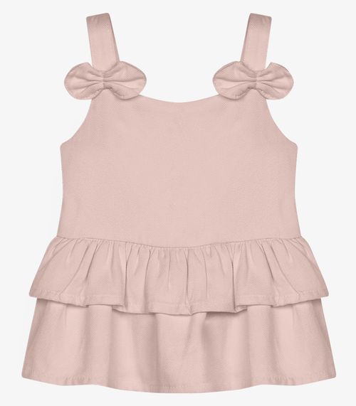 Conjunto Infantil Bata Com Shorts Trick Nick Rosa