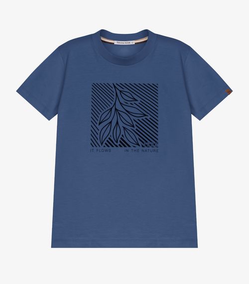 Conjunto Infantil Camiseta Com Bermuda Trick Nick Azul