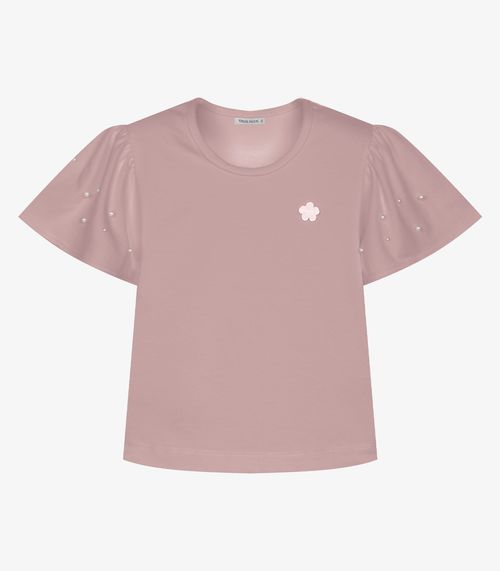 Blusa Infantil Feminina Cotton Leve Trick Nick Rosa
