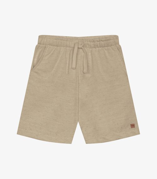 Bermuda Infantil Menino Moletinho Trick Nick Bege
